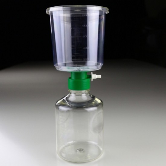 1000ml vacuum filter bottle, PES, Sterile, 0.22 µm