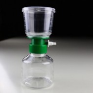 250ml vacuum filter bottle, PVDF, Sterile, 0.22 µm