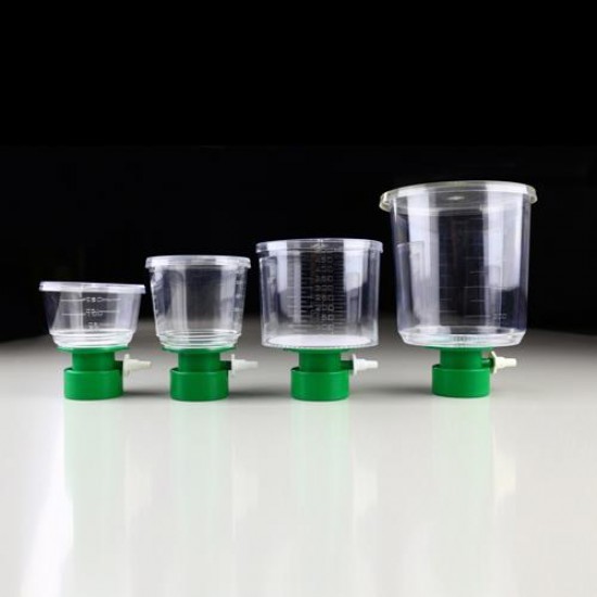 500ml bottle top filter, MCE, Sterile, 0.45 µm