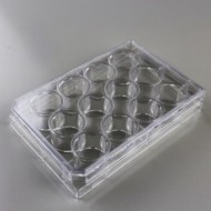 12 wells cell culture plate, treated, sterile (individually package)