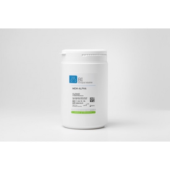 MEM-A Powder, with 1g/l D-Glucose (Low Glucose), without Ribo and Deoxyribonucleosides, with L-Glutamine, without Sodium Bicarbonate (1x5 lt)