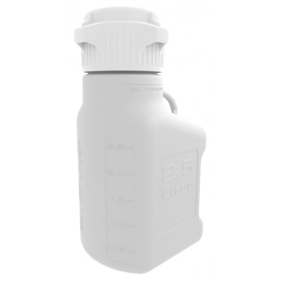 Carboy, 2.5L, HDPE, 83mm Cap