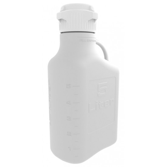 Carboy, HDPE, 5L, 83mm Cap