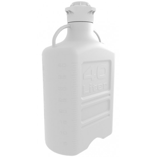 Carboy, 40L, HDPE, 120mm Cap