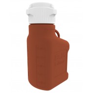 2.5L (0.5 Gal) Amber HDPE Carboy with 83mm Cap