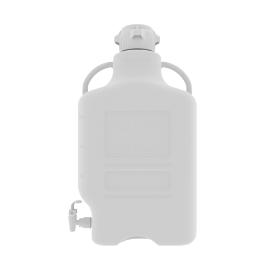 Carboy, 20L, HDPE, 83mm Cap, w Spigot