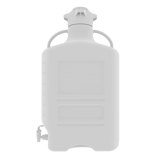 Carboy, 40L, PP, 120mm Cap, w Spigot Carboy, 40L, PP, 120mm Cap, w Spigot