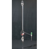 Automatic burette w/o reservoir bottle with automatic zero point 2 PTFE stopcocks 0,1 50 ml