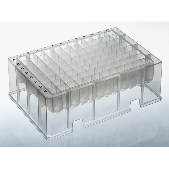 1.1 ml deep well plate, 96 square, v-bottom wells (5 units) 1.1 ml deep well plate, 96 square, v-bottom wells (5 units)