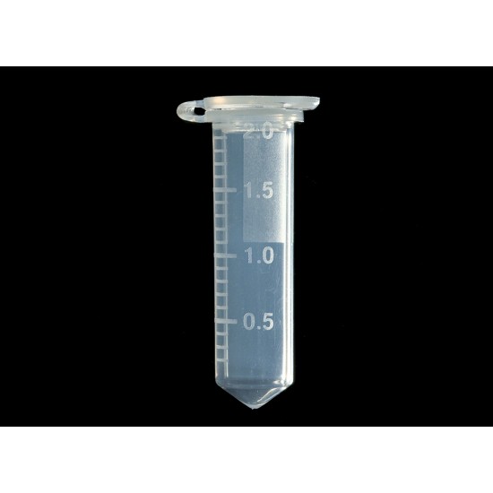 2.0 ml centrifuge tubes, DNase/RNase free, graduated (500 units)