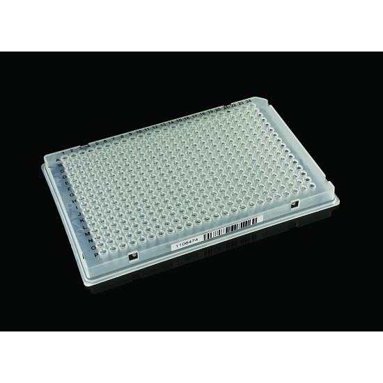 Full-Skirted PCR Plate (384 wells), one notch type (10 units)