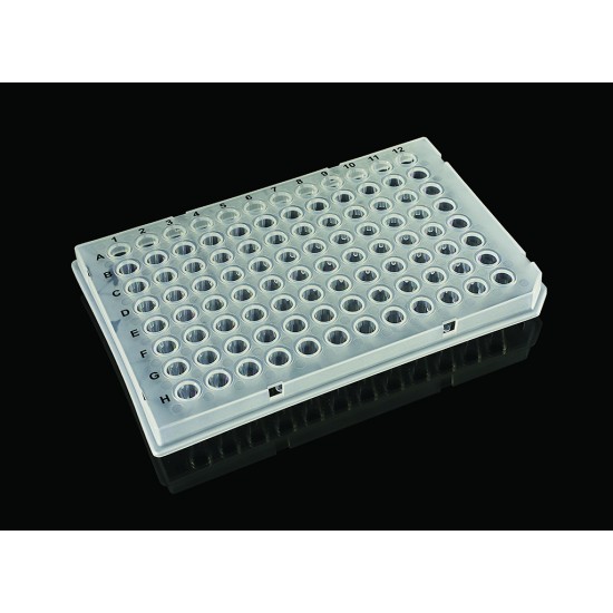 Semi-Skirted PCR Plate (96 wells), low profile, LightCycler® type (10 units)