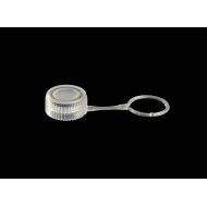 Caps for screw tubes, standard tether, synthetic o-ring (500 units)