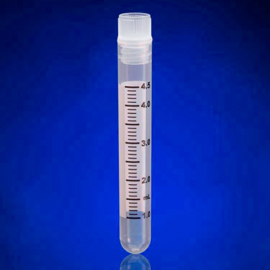 4.5 ml Internally Threaded CryoFreeze® (CF) Tubes, round base (50 units) 4.5 ml Internally Threaded CryoFreeze® (CF) Tubes, round base (50 units)